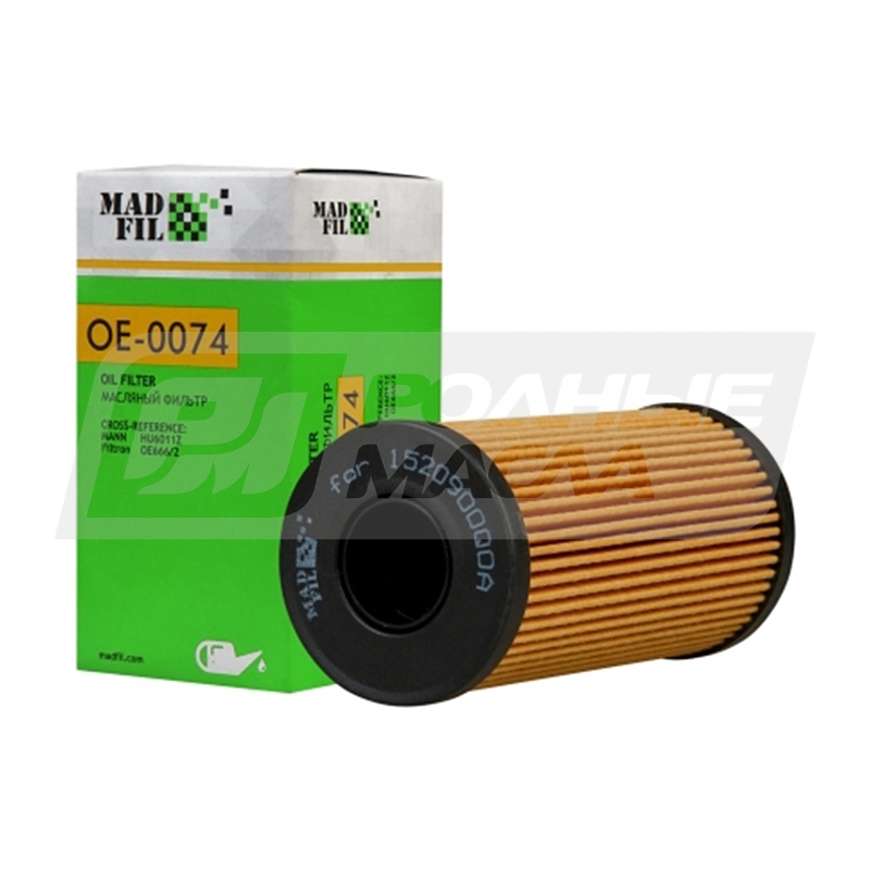 MADFIL OE-0074 (OE666/2, HU 618 X, O-Renault 15208-3323R) OE0074
